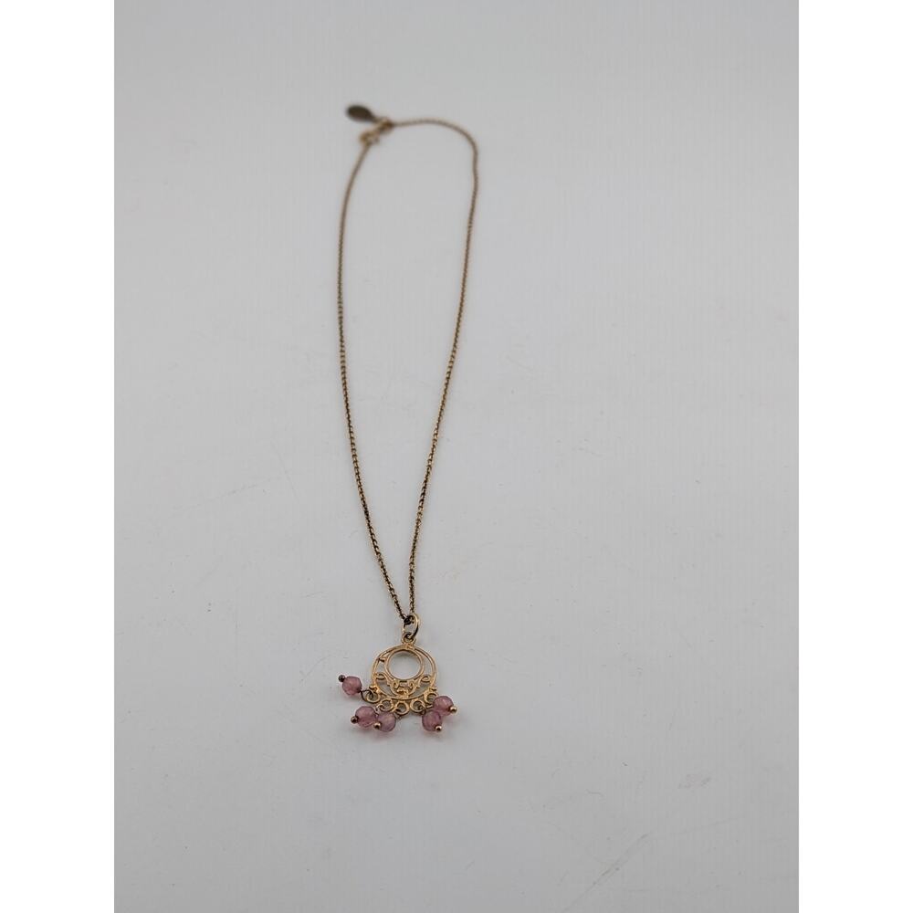 Satya Pink Beaded Necklace Pendant Charm Necklace
